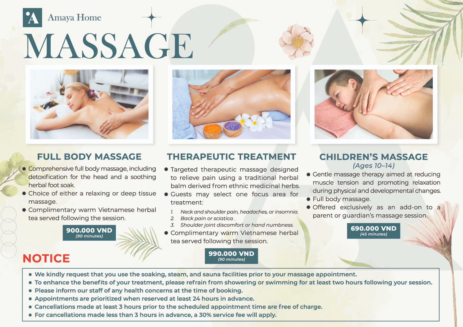 Massage Package